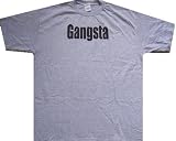 GANGSTA - Heather Grey or White T-shirt