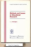 Methods and issues in educational research