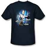 Star Trek Kids Size Voyager SEVEN OF NINE Youth Navy T-shirt Tee Shirt
