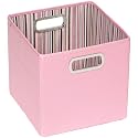 JJ Cole DTPS - Aufbewahrung groß Storage Box 28 x 28 x 28 cm, rosa gestreift