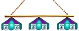 NBA New Orleans Hornets Three Shade Stained Glass Billiard Table Lamp