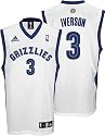 Allen Iverson Jersey: adidas White Replica #3 Memphis Grizzlies Jersey