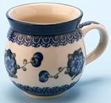 Polish Pottery 12 oz. Ladies Bubble Mug