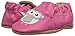 Robeez Girls' Owl Playmates Slip-On, Bright Pink, 0-6 Months M US Infant