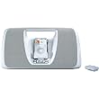 White iMove Boombox for iPod With Digital AM/FM Radio