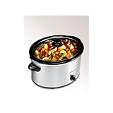 Hamilton Beach 33550 5 Quart Oval Slow Cooker with Removable Lid Latch