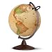 Idena 569904 Geografischer Globus 30 cm mit Licht und Lupe