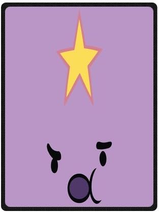 Daniellestore Soft Bed sheet Plush Throw Blanket Bedding Sleep Adventure time lumpy space princess 58x80 Inch
