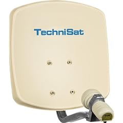 TechniSat DigiDish 33 SAT-Offsetspiegel mit Halterung und Universal V/ H LNB beige