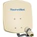 TechniSat DigiDish 33 SAT-Offsetspiegel mit Halterung und Universal V/ H LNB beige