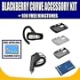 Blackberry Curve 8300 8310 8320 8330 Accessory Kit with Exclusive FREE Complimentary Super Deal Micro Fiver Cleaning Cloth