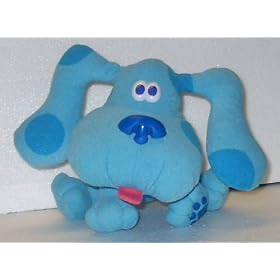 8 Blue; Pose A Blue; Blues Clues Dog Plush Stuffed Toy Doll by Blues Clues