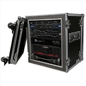 Road Ready Deluxe 12U Amplifier Case with Caster Board, Black by 