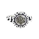 Ring - R88 - Stretch - Ring Size 7 - Will Stretch Even Bigger ~ Silver Tone Metal with Clear Crystals
