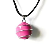 Mexican Bola Belly Chime - Pink Swirl