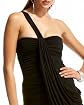 One Shoulder Draped Lace Inset Dress Product Image