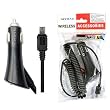 Motorola Razr 12v Car Charger with Smart IC Chip Technology - Works With Razr V3, V3C, V3I, V3M, Slvr L7, L6, L2, Pebl U6, Q
