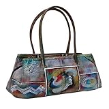 Anuschka Abstract Classic Multi-Compartment Bag