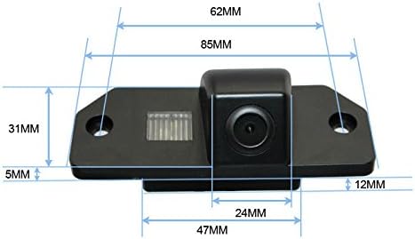 XJM Backup Car Reverse Rearview Parking Camera with Night Vision Waterproof IP69K for Ford Focus Sedan 2012 2013 2014