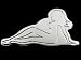 Trucker Girl Billet Aluminum Hitch Cap