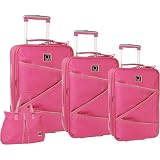 Diane von Furstenberg Betty 4 Piece Luggage Set - Pink