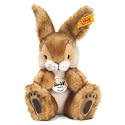 Steiff 80005 - Poppel Hase, braun gespitzt, 15 cm
