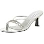 Touch Ups Women's Hailey Slide Sandal,Silver,11 M