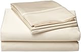 Wamsutta 778-Thread Count 100% Supima Cotton Supreme Luxury King Fitted Sheet, Antique Ivory