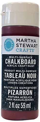 Martha Stewart Crafts Martha Stewart Multi-Surface Oxblood, 2 oz Chalkboard Paint