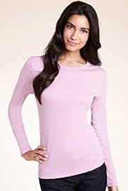 Pure Cotton Crew Neck Plain Top