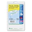 Avery : Print or Write File Folder Labels, 3-7/16 x 11/16, White/Green Bar, 252/Pack -:- Sold as 1 PK