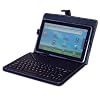New 10" / 10.2" Inch Black Leather Look Case + USB Keyboard With Free Stylus & Stand Feature For Protection Of Your 10" or 10.2" Tablet PC ePad aPad Device