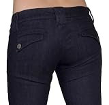 Frankie B. - FRANKIE B. Jeans Watson Trouser Premium Denim Jeans 6 Lowrise Raw Womens