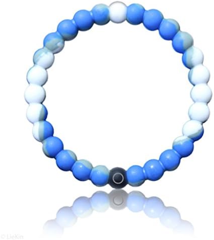 Liekin Power Balance Bracelet Silicone Beads Good for Health Eco Friendly-Shark(L)