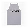 Marines Tank Top - Authentic Military Style Physical Training Tank in gray