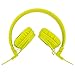 SODEE Folding Stereo Wired Headphones For Kids,Girls Headphones,Boys Headphone,In-line Microphone Remote Control Over ear Headphone with Soft Earpads for Cellphones PC Gaming Devices(Green)