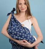 from Faye & Lou Faye & Lou Breastfeeding Butterfly Denim Cherry Blossom Fabric