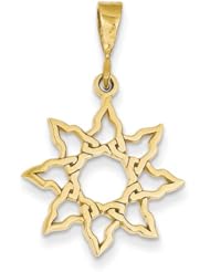 14k Sun Charm