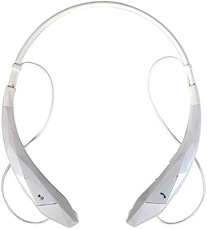 HBS-902 Universal wireless Bluetooth Music Headset A2DP stereo Vibration Neckband style Earphone,headphone for cellphones and any enabled Bluetooth Devices-retail packaging-white