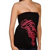 Hart And Huntington Tank Tops : Hart And Huntington She's A Keeper Juniors Tube Top - Black