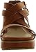 Women Leatherette Open Toe Strappy Flatform Flat Sandal CC58 - Tan Leatherette