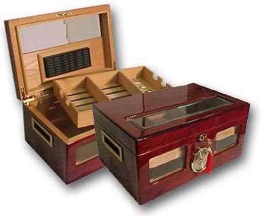 Prestige Import Group Valencia Glass Top Humidor