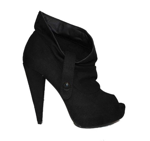 Enly-Gigi Slouchy Peep toe Bootie (Akemi-32)