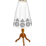 Oriental Motifs Embroidered Skirt (Petite, Tall & Misses Sizes XS-3X)