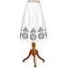 Oriental Motifs Embroidered Skirt (Petite, Tall & Misses Sizes XS-3X)