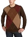 Dockers Men's Crew Neck Oversized Argyle Sweater,Light Mink Marl,X-Large