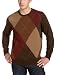 Dockers Men's Crew Neck Oversized Argyle Sweater