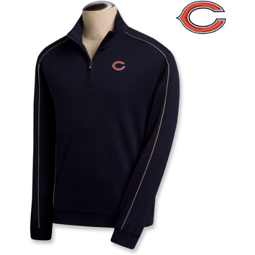 Cutter & Buck Chicago Bears Drytec Half Zip Jacket Large