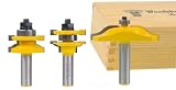 3 Bit Raised Panel Cabinet Door Router Bit Set - Ogee