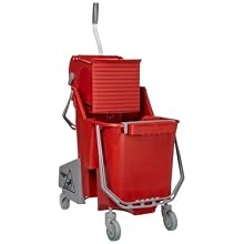 Unger COMBR 30 Liter Red Combo Restroom Bucket